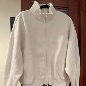 Fear of God mock neck full zip sweatshirt